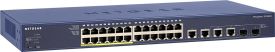 Netgear Smart Switch 24x10/100, 12x PoE, 2xGigabit 2xCombo 100W (FS728TLP)