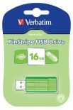 Verbatim USB Flash Disk Store 'n' Go PinStripe 16GB - eukalyptově zelená