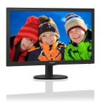 Philips Monitor 243V5LHAB/00, 23,6'', DVI/HDMI, ES 6.0, czarny