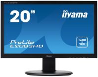 iiyama ProLite E2083HD 49,4cm 19,5inch LED VGA DVI 250cd/m? 1600x900 16:9 black