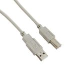 4World Kabel USB 2.0 typu A-B M/M 5m szary