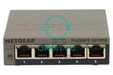 Netgear ProSafe Plus 5-Port Gigabit Desktop Switch Metal (GS105E v2)