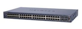 Netgear 48x 10/100/1000 Layer 2 Managed Switch with 4 SFP GBIC slot (rack)