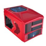 Thermaltake Obudowa Armor A30i Cube USB 3.0 Window (2x60mm 90mm 200mm, LED), czerwona