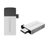 Transcend pamięć Jetflash 380G OTG micro USB/USB 32GB Srebrny