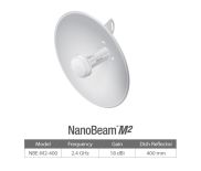 Ubiquiti Networks Urządzenie typu CPE UBIQUITI airMAX NanoBeam M2 18 dBi 2.4 Ghz