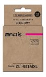 Actis Tusz KC-551M (zamiennik Canon CLI-551M; Standard; 12 ml; czerwony)