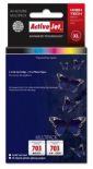 ActiveJet Tusz ActiveJet AH-M703RX , Czarny, Trójcolor , 20 ml/ 21 ml , HP 703 CD887AE,