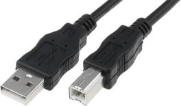 Assmann Kabel połączeniowy USB 2.0 HighSpeed Typ USB A/USB B M/M czarny 3m