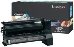 Lexmark Toner cyan , 6000 str. , C780/C782