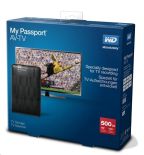 Western Digital Dysk HDD EXT My Passport AV-TV 500GB