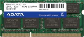 A-Data 8GB 1600MHz DDR3L CL11 SODIMM 1.35V Retail