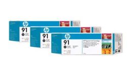 HP Tusz HP 91 photo black 3pack , 3x775ml