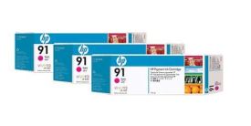 HP Tusz HP 91 magenta 3pack , 3x775ml