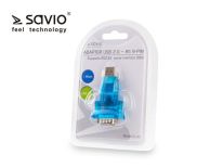 Elmak SAVIO CL-22 Adapter USB 2.0 do RS 9-pin + kabel USB