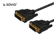 Elmak SAVIO CL-31 Kabel DVI-D M - DVI-D M 24+1 dual link, 1.8 m