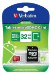 Verbatim Micro SecureDigital SDHC 8GB Class 10 + SD adaptér