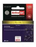 ActiveJet Tusz ActiveJet AH-655YR , Yellow , 12 ml , HP 655 CZ112AE