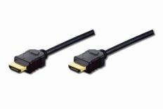 Assmann Kabel HDMI 1.4 HighSpeed z Ethernetem Typ HDMI A/HDMI A M/M czarny 3m