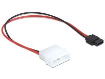 DeLOCK kabel SATA zasilający MOLEX (M) -> SATA(F) 6 PIN, 24cm