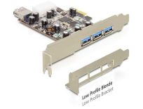 DeLOCK Karta PCI Express > 3 x zewnętrzny + 1 x wewnętrzny USB 3.0