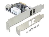 DeLOCK Karta PCI Express FireWire A 2+1 Porty