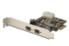 Digitus Kontroler Firewire (800) PCI Exp., 2xZew. 1xWew. IEEE1394b 9pin