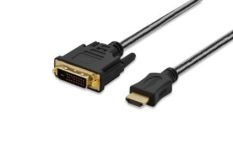 ednet Kabel adapter HDMI Highspeed 1.3 Typ HDMI A/DVI-D(24+1), M/M czarny 3m blister