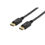 ednet Kabel połączeniowy DisplayPort 1.2 Typ DP/DP, M/M czarny 2.0m blister premium