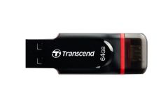 Transcend Pendrive (Pamięć USB) 64 GB USB 2.0 Czarno-czerwony