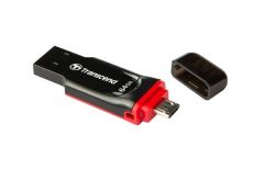 Transcend Pendrive (Pamięć USB) 16 GB USB 2.0 Czarno-czerwony