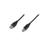 Assmann Kabel połączeniowy USB 2.0 HighSpeed Typ USB A/USB B M/M czarny 1m