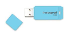 Integral pamięć USB Pastel 16GB, USB 3.0, Blue Sky