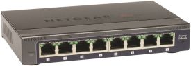 Netgear ProSafe Plus 8-Port Gigabit Desktop Switch Metal (GS108E v3)