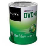 Sony DVD+R 4,7 GB , 16x [cake 100 szt.]