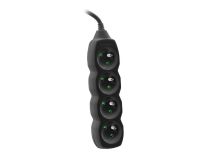 Tracer Przedłużacz PowerCord 3m (3 outlets; black)