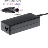 Akyga zasilacz do laptopa AK-ND-05 19.5V/3.34A 65W 7.4x5.0 mm + pin DELL