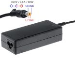 Akyga zasilacz do laptopa AK-ND-09 18.5V/3.54A 65W 4.8x1.7 mm HP