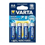 VARTA BATERIE ALKALICZNE R6 (AA) 4szt High Energy/Longlife Power