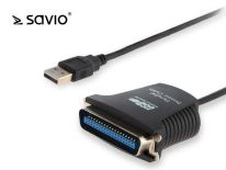 Elmak SAVIO CL-46 Adapter USB LPT męski 36pin, 0.8m