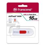 Transcend USB Flash Disk JetFlash590W, 16GB, USB 2.0, White (R/W 13/4 MB/s)