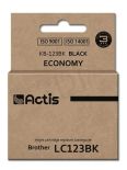 Actis Tusz KB-123Bk (zamiennik Brother LC123BK/LC121BK; Standard; 15 ml; czarny)