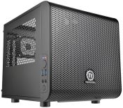 Thermaltake Core V1 MiniITX IS USB3.0 Window (1x200mm), czarna