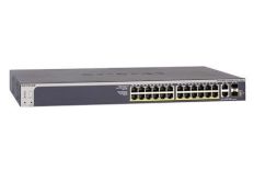 Netgear S3300 28PT STACKABLE SMART PoE W/10G 2 x SFP+, 2 x 10GBase-T (GS728TXP)