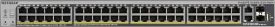 Netgear S3300 52PT STACKABLE SMART PoE W/10G 2 x SFP+, 2 x 10GBase-T (GS752TXP)