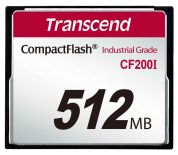 Transcend Industrial Compact Flash Card CF200I 512MB, SLC (UDMA5)