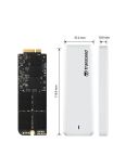 Transcend JetDrive 725 SSD for Apple 960GB SATA 6Gb/s, + Enclosure Case USB 3.0