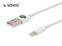 Savio CL-64 Kabel USB - Lightning 8pin, iOS8, iPhone 5/6, 1m