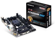 Gigabyte GA-F2A68HM-DS2, A68H, DualDDR3-2133, SATA3, RAID, DVI, mATX