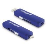 Integral pamięć USB Slide OTG 64GB USB 3.0 Blue